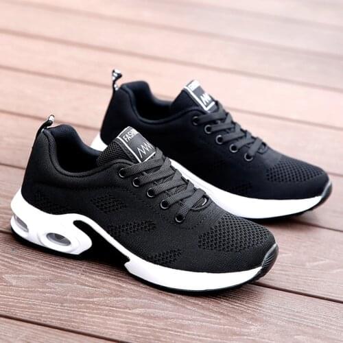 Platform Sneakers Shoes Breathable Mesh Casual Shoes Woman Fashion Height Increasing Ladies Shoes For Exercise Fitness