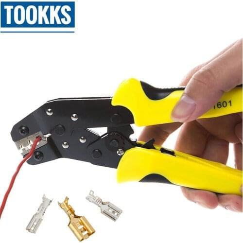 Multi Functional JX-1601 Ratchet Crimping Pliers Engineering Ratchet Terminal Crimping Electronics Plier