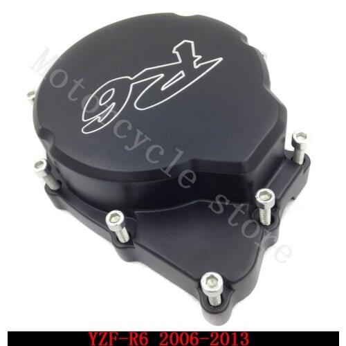 Motorcycle for Yamaha YZFR6 YZF-R6 2006 2007 2008 2009 2010 2011 2012 2013 2014 Motorcycle Engine Stator cover Black left side