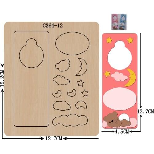 New Cards, tags Wooden die Scrapbooking C-264-12 Cutting Dies