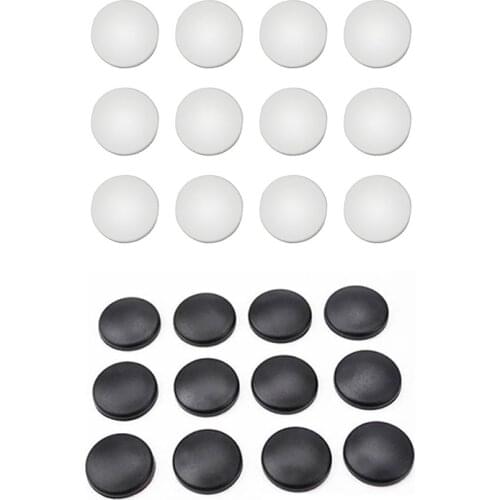 12Pcs New Trim Stickers Practical Cover Car Interior Anti-Rust Cap Door Lock Screw Protector