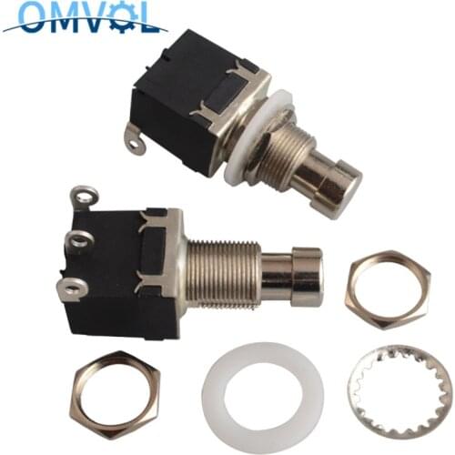 1PC Latching type maintained SPDT Guitar Effects Stompbox Foot Pedal Switch True Bypass guitar switch