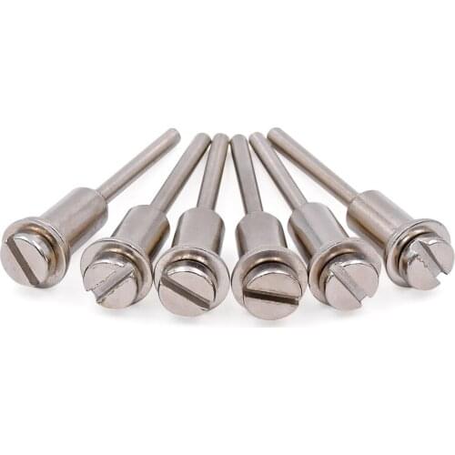 5pcs Screw Mandrel For Dremel Cut Off Wheel Steel Rotary Tool Accessories for HSS Saw Blade Disc