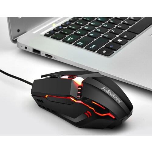 Viper M11 Gaming Wired Mouse 1600 DPI Desktop Notebook E-sports USB Luminous RGB Optical Gamer Mouse Computer Peripherals