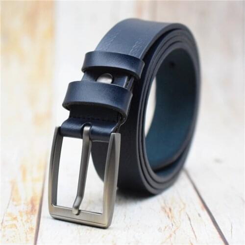 Genuine Leather Belt for Women/men Belts High Quality Alloy Pin Buckle Trouser Belt Black/green/blue/purple/red Womens Belt