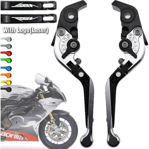 For Aprilia RSV MILLE / R 2004-2008 2007 2006 2005 Motorcycle Accessories Folding Extendable Adjustable Brakes Clutch Levers CNC
