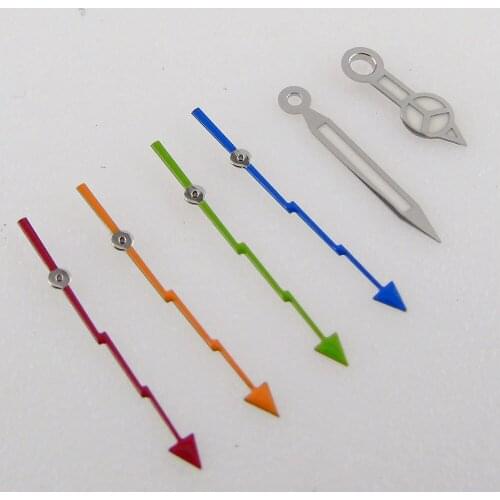 Steel New Automatic Blue Luminous Watch Hand Flash Second Needle fit NH35A NH36A MIYOTA 8215 MINGZHU 2813