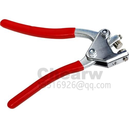 1 piece crane hand shank lead sealing plier safety red engrave customization Coated Handle Calipers Anti-theft Electric