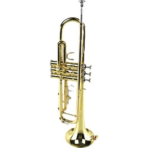 Western wind trumpet musical instrument trumpet musical instrument lacquered gold trumpet