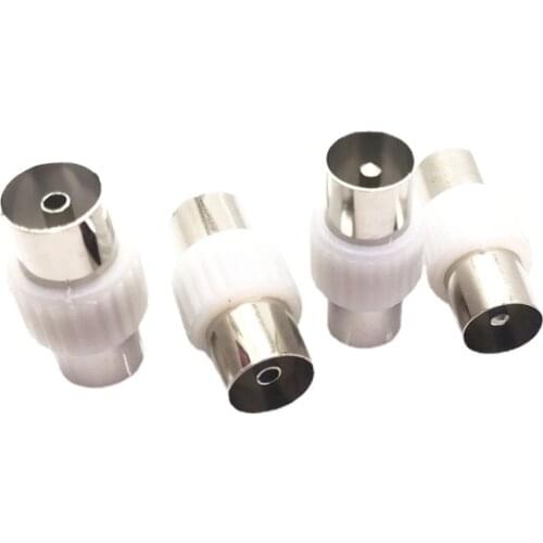 10pcs Male to Male Female to Female TV Plug jack for Antennas TV RF Coaxial Plugs Adapter Connector