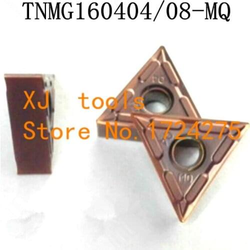 10PCS TNMG160404-MQ / TNMG160408-MQ carbide CNC inserts,lathe tool,apply to stainless steel and steel processing,MTJNR/WTENN