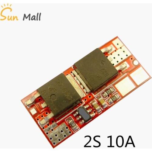 10A 2S 8.4V PCB PCM BMS Charger Charging Module 18650 Li-ion Lipo 2S 10A BMS Lithium Battery Protection Circuit Board