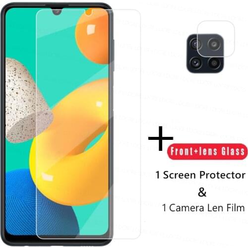 2.5D Clear Glass For Samsung Galaxy M32 Screen Protector Glass For Samsung M32 Tempered Glass Phone Film For Samsung Galaxy M32