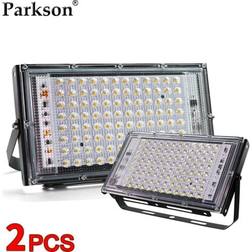 2Pcs/Lot 100W LED Floodlight AC 220V 230V 240V IP65 Waterproof Outdoor Floodlight Spotlight Reflector LED Street Lamp Lighting