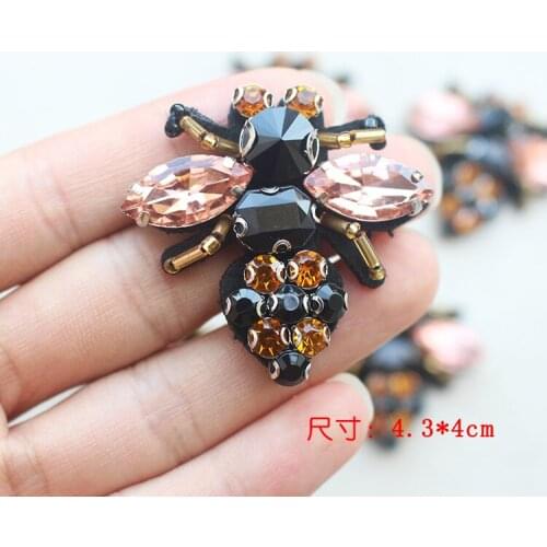 5 Piece/ lot 2 Styles Clothes diy accessories lace fabric Plastic Patches applique embroidery material beads applique