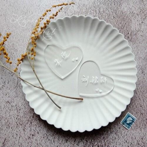 Heart Shaped Acrylic Place Cards Laser Cut for Wedding Invitations Guest Name Table Number Signs Party Events 20/50pcs