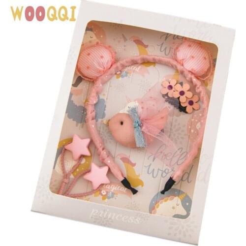 Little Princess Hair Accessories, Girls, Childrens Headdress, Hairpin, Headband Combo Set, Birthday Gift, Gift Box