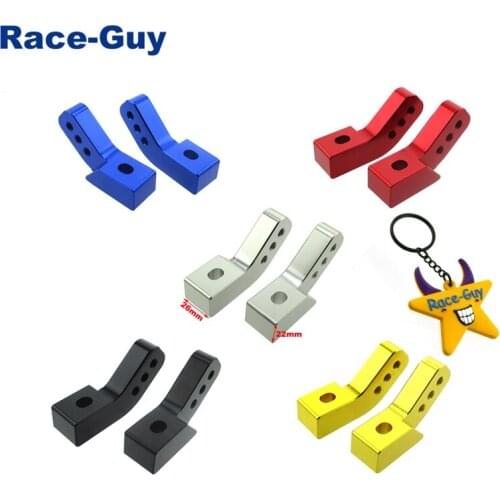 CNC Aluminum Adjustable FootPeg Extender Riser Bracket For Pit Dirt Bike Motard