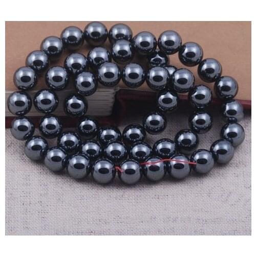 Bracelet necklace+Free Shipping+Gift 10mm OM Black Hematite Loose ball Beads crystal Findings Fit DIY Bracelet Necklace h5d4