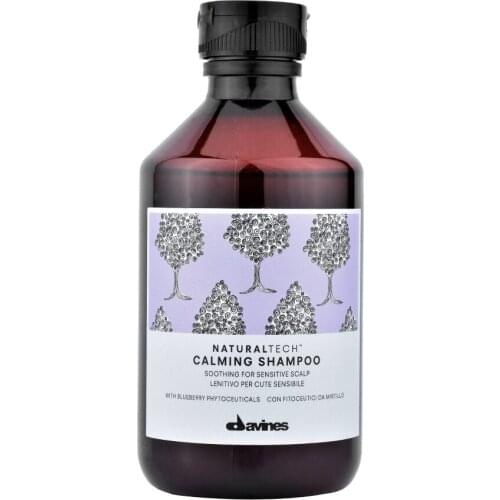 DAVINES naturaltech calming shampoo 250ml soothing and lenitive dermo for sensitive skin, soothes and soothes the scalp