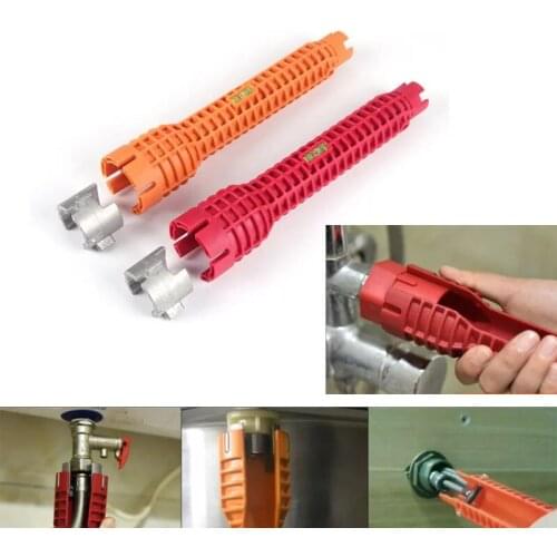 Flume Wrench Anti-slip Water Pipe Repair Wrench Kitchen Sink Sleeve Bathroom Faucet Plumbing Installation and Maintenance Tools