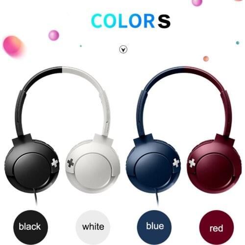 Philips SHL3075 Bass Wired Headphopne with Headband Style Wire Control Noise Reduction for Smartphone Official Certification