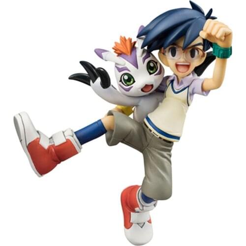 Megahouse Digimon Adventure Joe and Gomamon G.E.M. Figure Action PVC Anime Figura Model Collection Kids Toys