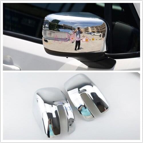 Door Mirror Cover Rear View Overlay Chrome Car Styling 2016 2017 2018 For Jeep Renegade Accessories