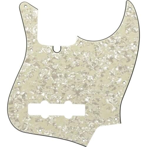 New Aged Pearl JB Bass Pickguard Scratch Plate & Screws for American/Mexico Standard 4 String Bass