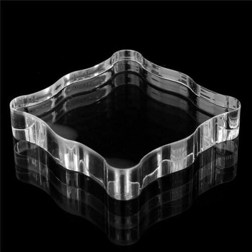 NEW Block DIY Process Acrylic Pad Transparent Stamp Essential Tools Scrapbooking