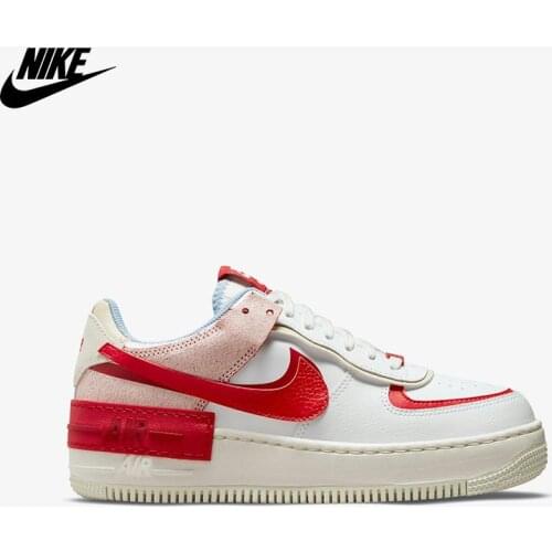 Original Nike Air Force 1 Shadow 'University Red' Women Sports Shoes CI0919-108 Nike Sneaker