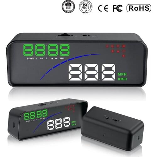 XYCING P9 Car HUD OBD2 Head Up Display Windshield Projector Smart Digital Speedometer Two Display Mode Car Styling RPM Voltage