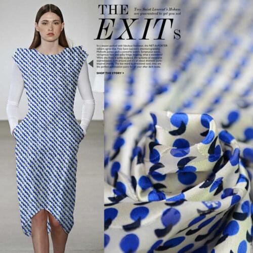 1 Meter Tori Silk Burnt Out Gauze Fabric Elegant Beautiful Summer