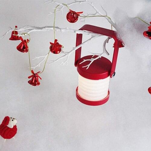 Foldable Touch Dimmable Reading LED Night Light Portable Lantern Lamp USB Rechargeable for Kids Gift Bedside Bedroom or Camping