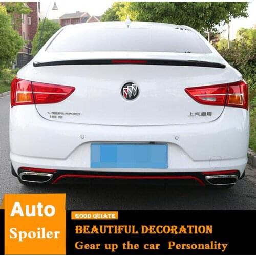For 2015-2018 Buick Verano Spoiler Sport ABS Material Car Rear Wing Primer Color Trunk Rear Spoiler decoration 2016 2017
