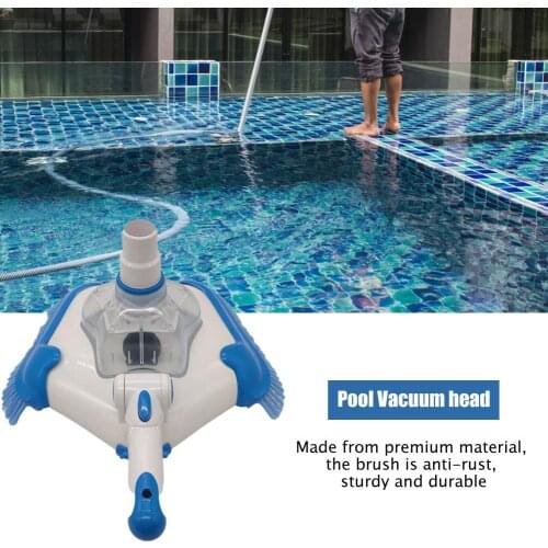 Swimming Pool Suction Vacuum Head Brush Cleaner Half Moon Flexible Swimming Pool Curved Suction Head Cleaning Tool Pool Suction