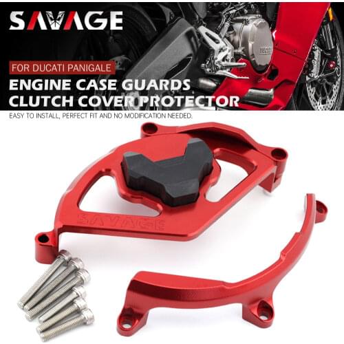 Engine Clutch Cover Guards For DUCATI 959/1199/1299/S Panigale 2012-2018 Motorcycle Accessories Crash Silder Case Protector