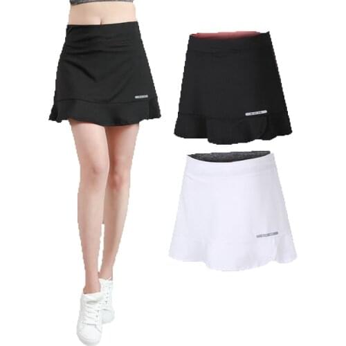 Half-length skirt women, sports short skirt , A-line skirt umbrella skirt, tennis skirt-skorts, badminton knitted pleated skirt
