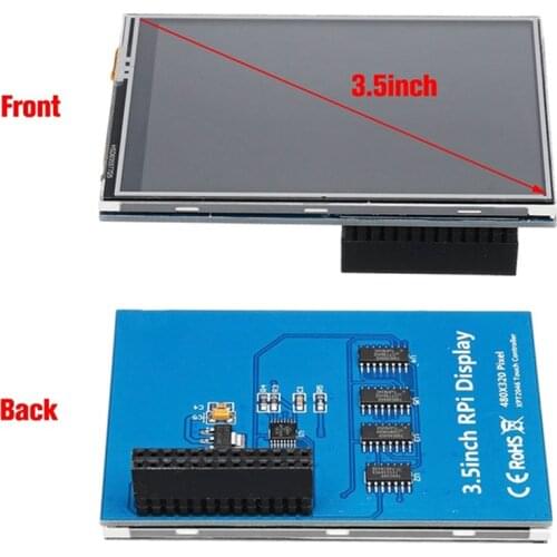 3.5" 320*480 TFT Touch Screen LCD Display Case For Raspberry Pi A B A+ 2B 3B 3B
