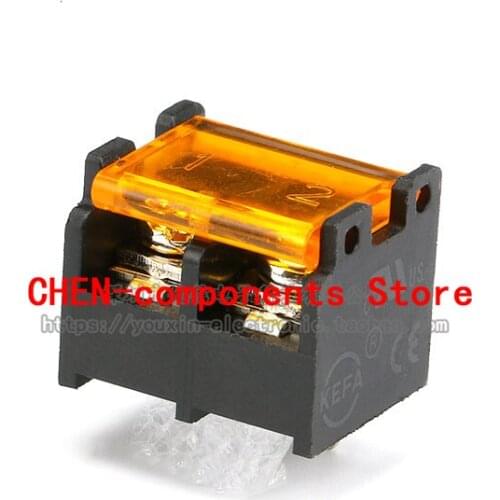5pcs HB-9500 2P with cover fence type/terminals pitch 9.5MM 300V/25A