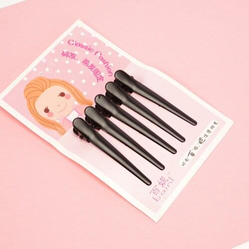 5pcs/set Holding Hairstyle Clips Black Cute Small Hair Clip Women Hair Accessories DIY Hair Styling Hairpins Hairdressing Tool