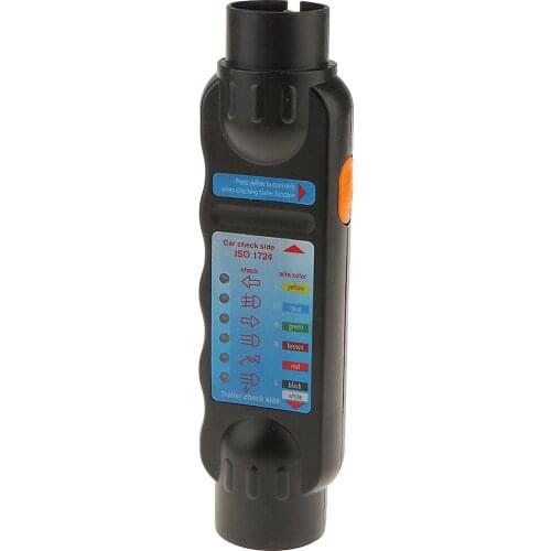 7-Pin Trailer Tester Light Indicator Wiring Circuit Checking Towing Vehicle