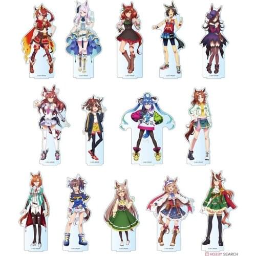 Anime Game Uma Musume Pretty Derby Acrylic Stand Figure Model Special Week Tokai Teio Silence Suzuka Ponies Character Desk Decor