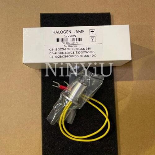 Dirui 12V20W halogen lamp DIRUI CS-T240 CS300 CS400 CS600 CS800 Biochemical Analyzer Light Bulb DIRUI 12V20W Halogen Bulb