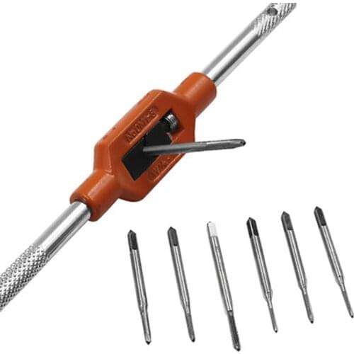 Measurement Woodworking Tools 8PC Mini Tap Set High Speed Steel Wire Cone and Die Set Metric Tap Set