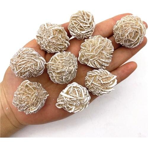 Beautiful 1PC Natural Moroccan Desert Rose Stone Crystal Mineral Healing Specimen Rough Ornamental Natural Quartz Crystals