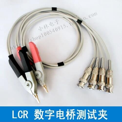 LCR Kelvin Test Clamp Digital Bridge Test Clamp Plug in Test Clamp Patch Test Clamp