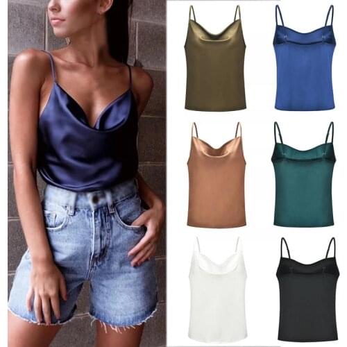 Женские шелковые майки LNRRABC China At AliExpress