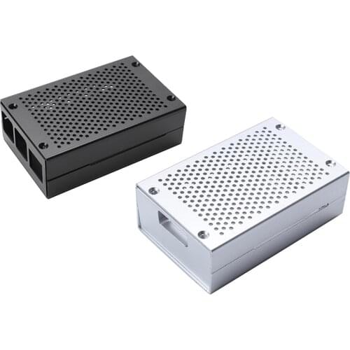 Metal Enclosure Protective Box Shell Case Aluminum Alloy Case For Raspberry Pi 4
