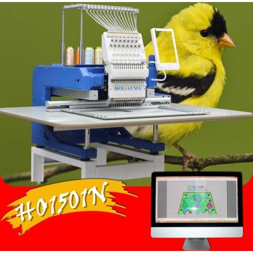 Multifunctional cap embroidery machine 15 stitch Production and CE Certification like to Barudan 1 head Embroidery Machine Multi